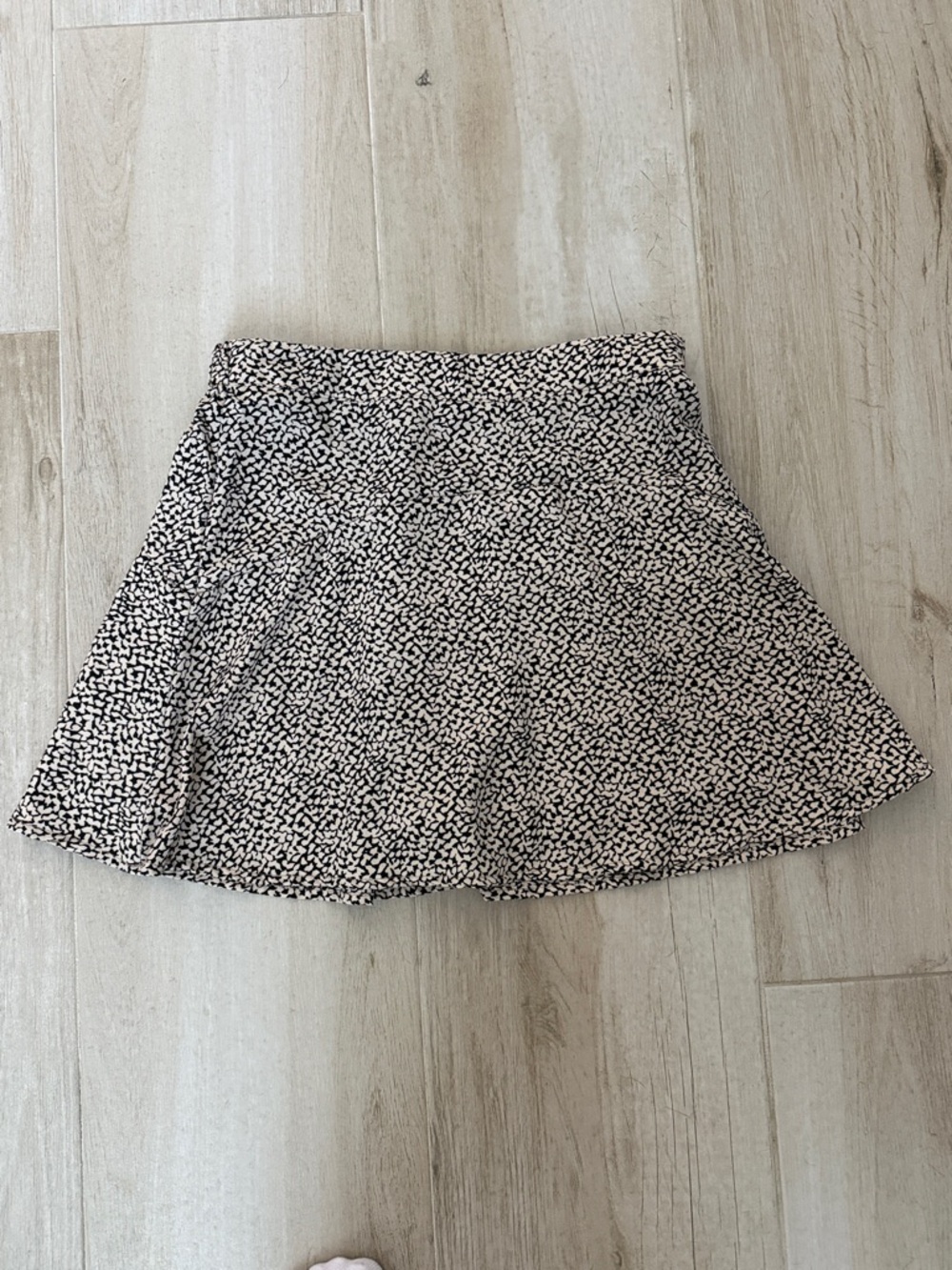 Altar’d State Cheetah Print A-Line Skirt - Black & Cream Size M